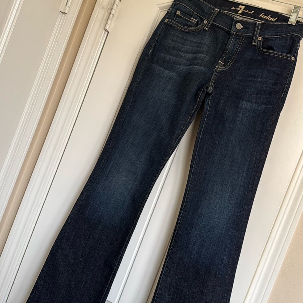 7 For All Mankind Bootcut Blue Jeans Size 26